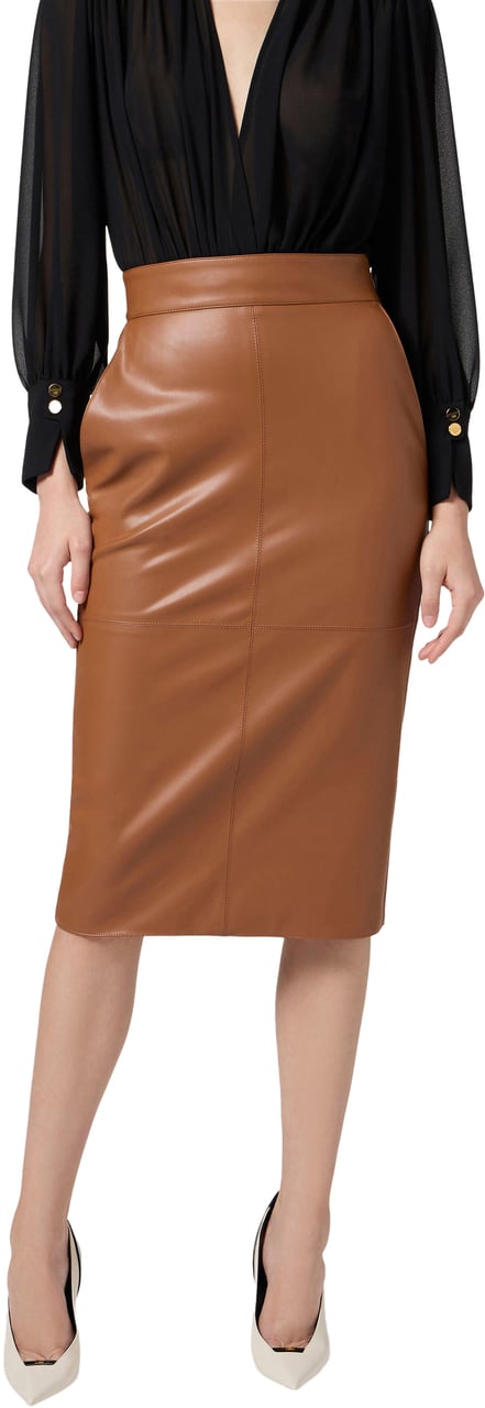 Elisabetta Franchi Skirts Brown Sugar Bruin