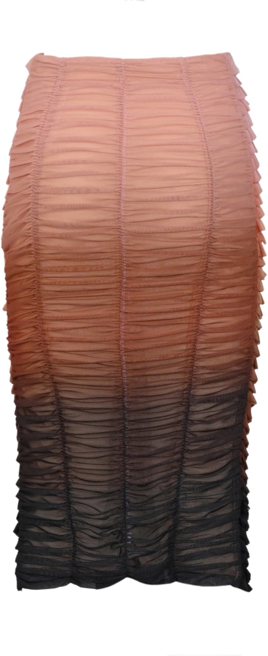 Elisabetta Franchi Skirts Nude/Cacao Beige