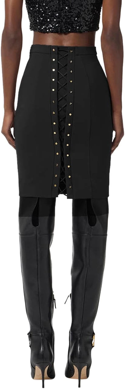 Elisabetta Franchi Skirts Black Zwart