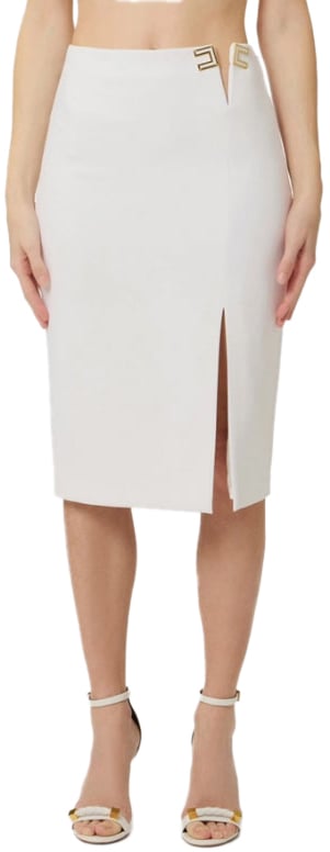 Elisabetta Franchi Skirts Ivory Wit