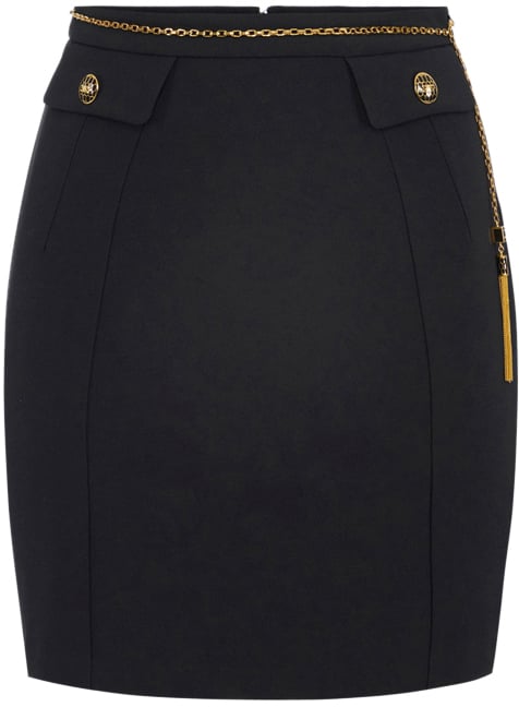 Elisabetta Franchi Skirts Black Zwart
