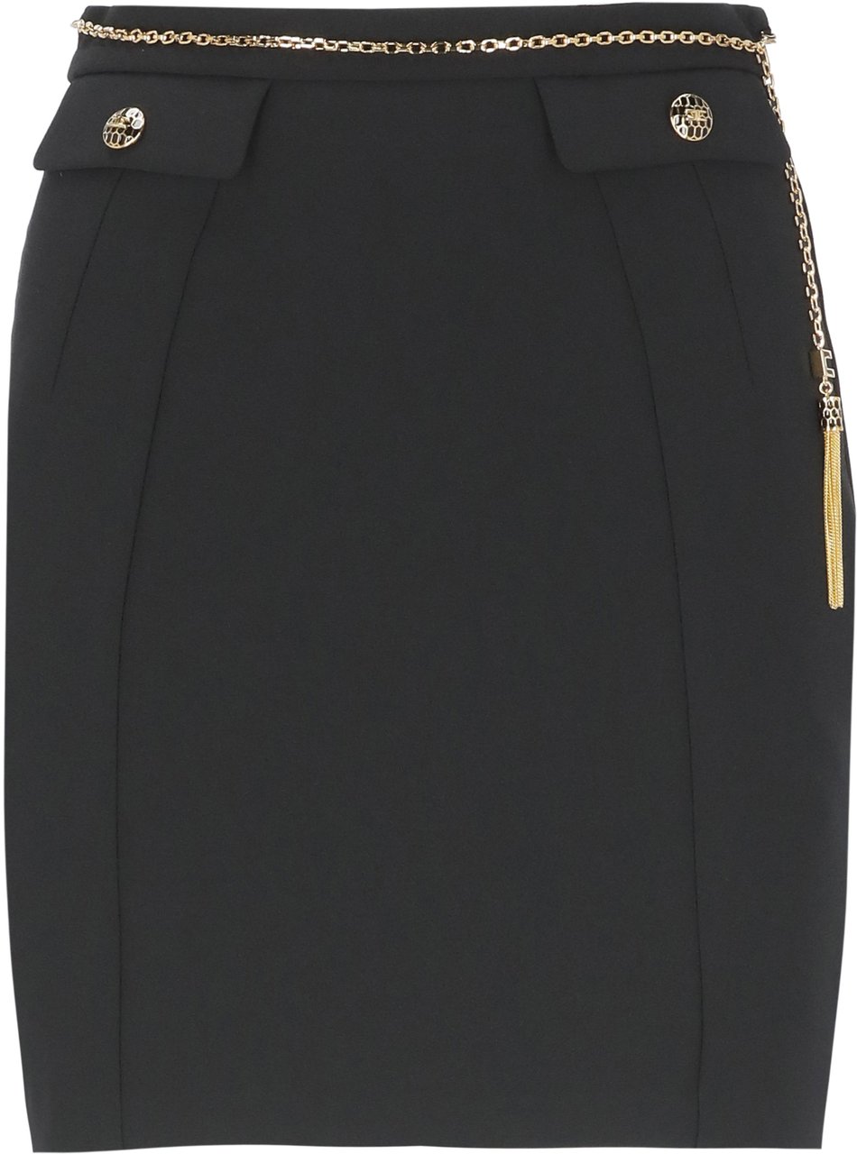 Elisabetta Franchi Skirts Black Zwart