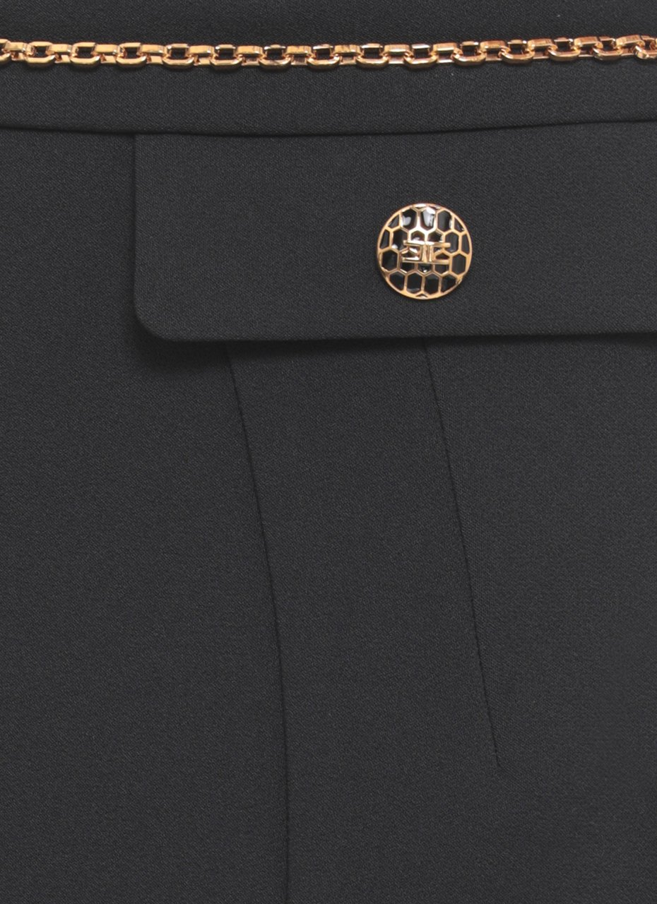 Elisabetta Franchi Skirts Black Zwart