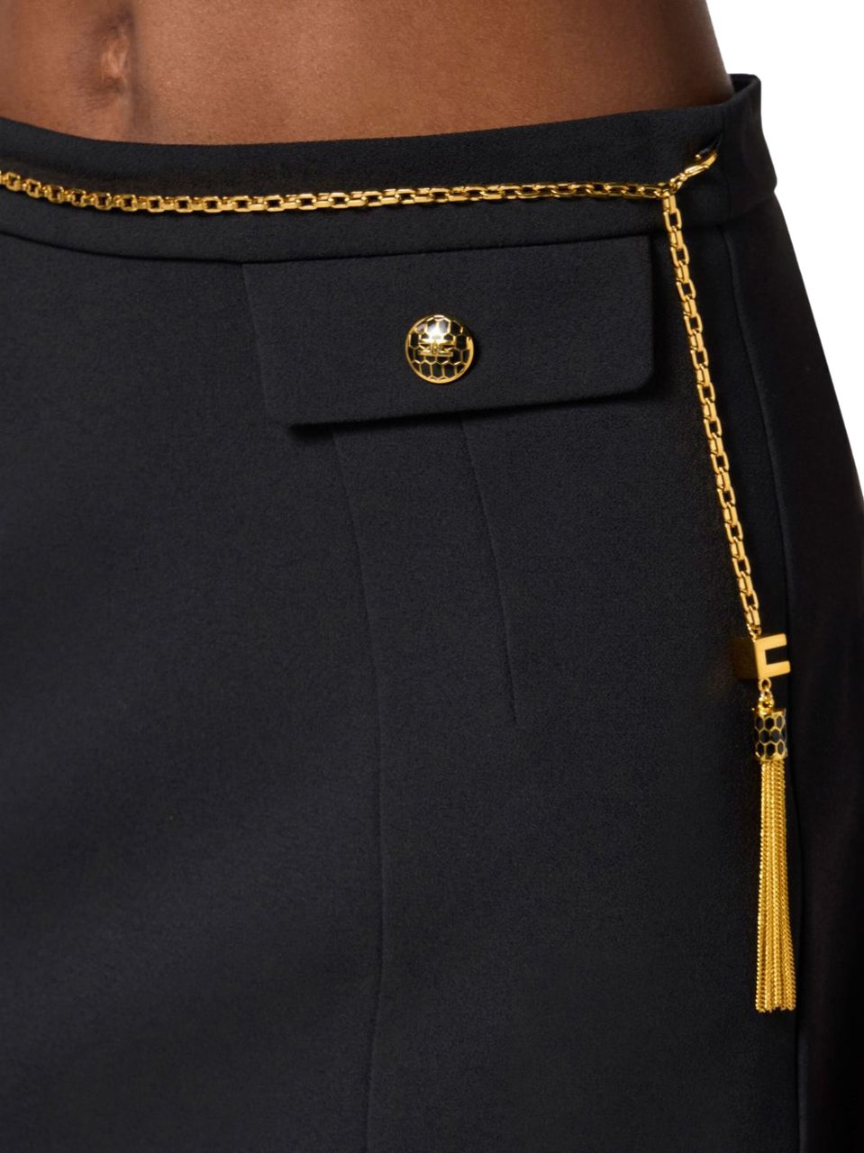 Elisabetta Franchi Elisabetta Franchi Gonne Nero Zwart