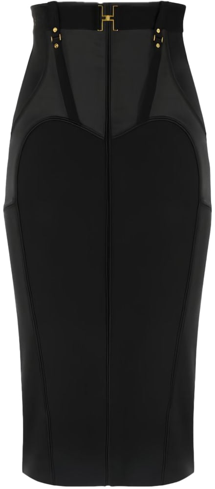 Elisabetta Franchi Skirts Black Zwart