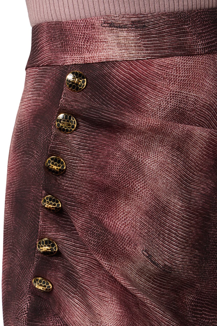 Elisabetta Franchi Skirts Merlot Rood