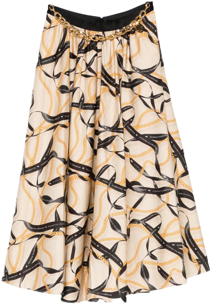 Elisabetta Franchi Skirts Beige Beige