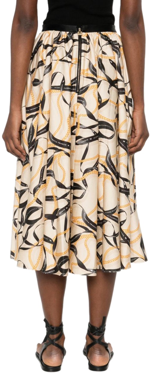 Elisabetta Franchi Skirts Beige Beige