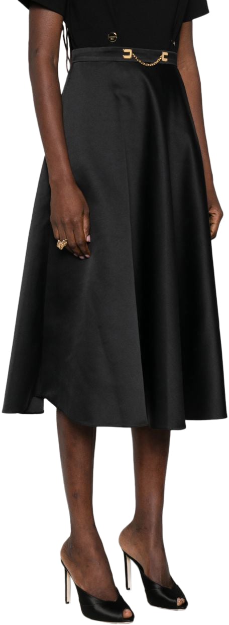 Elisabetta Franchi Skirts Black Zwart