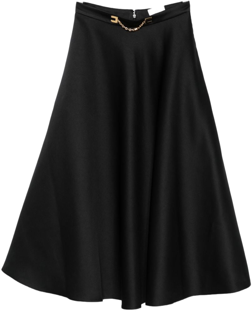 Elisabetta Franchi Skirts Black Zwart