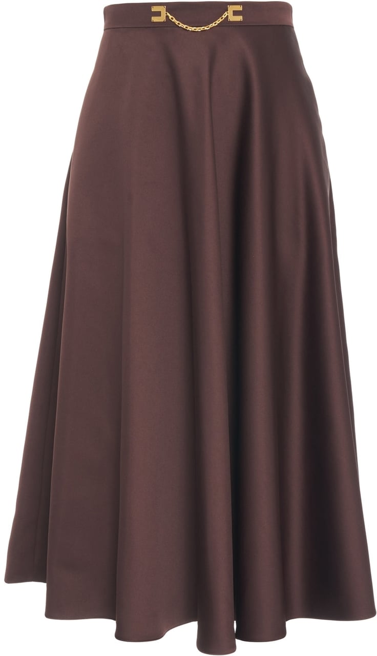 Elisabetta Franchi Midi skirt Bruin