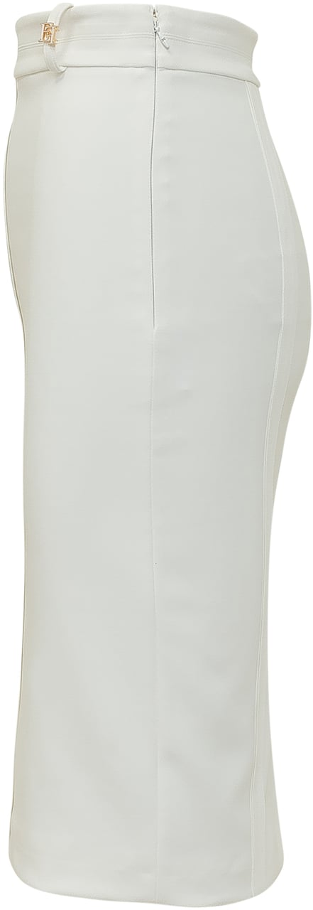 Elisabetta Franchi Gonna Midi A Tubino Wit