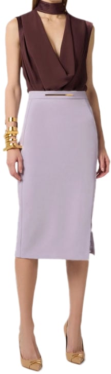 Elisabetta Franchi Skirts Lilac Paars