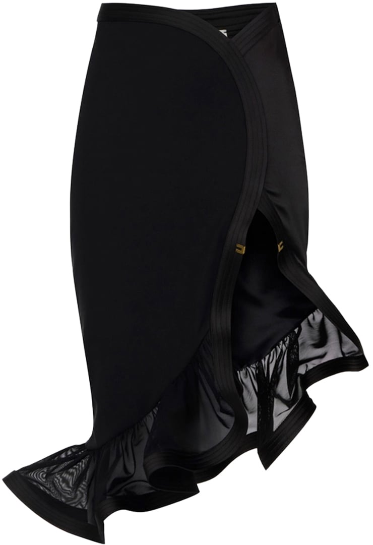 Elisabetta Franchi Skirts Black Zwart