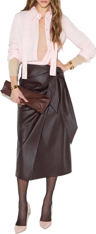 Elisabetta Franchi Skirts Cioccolato Bruin