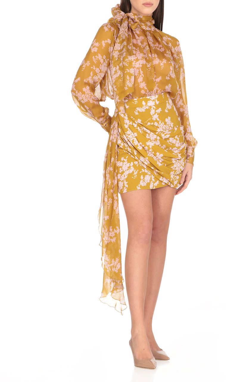 Elisabetta Franchi Skirts Yellow Geel