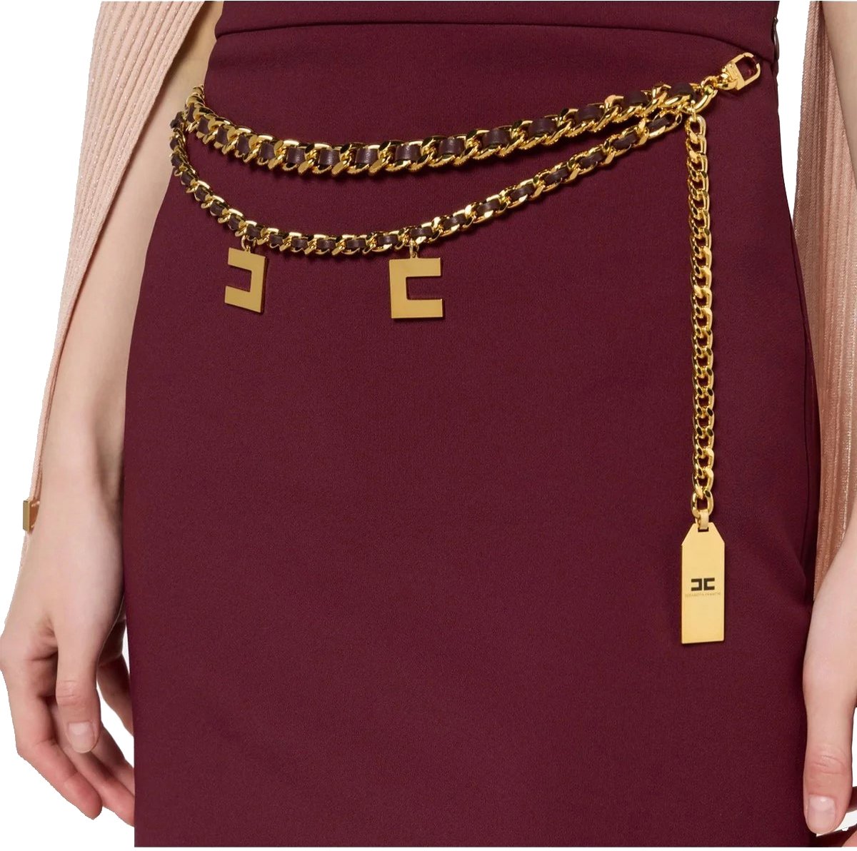 Elisabetta Franchi Skirts Maroon Maroon