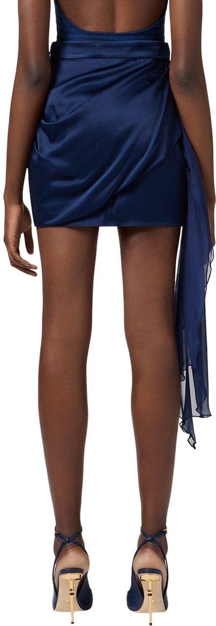 Elisabetta Franchi Skirts Blue Blauw
