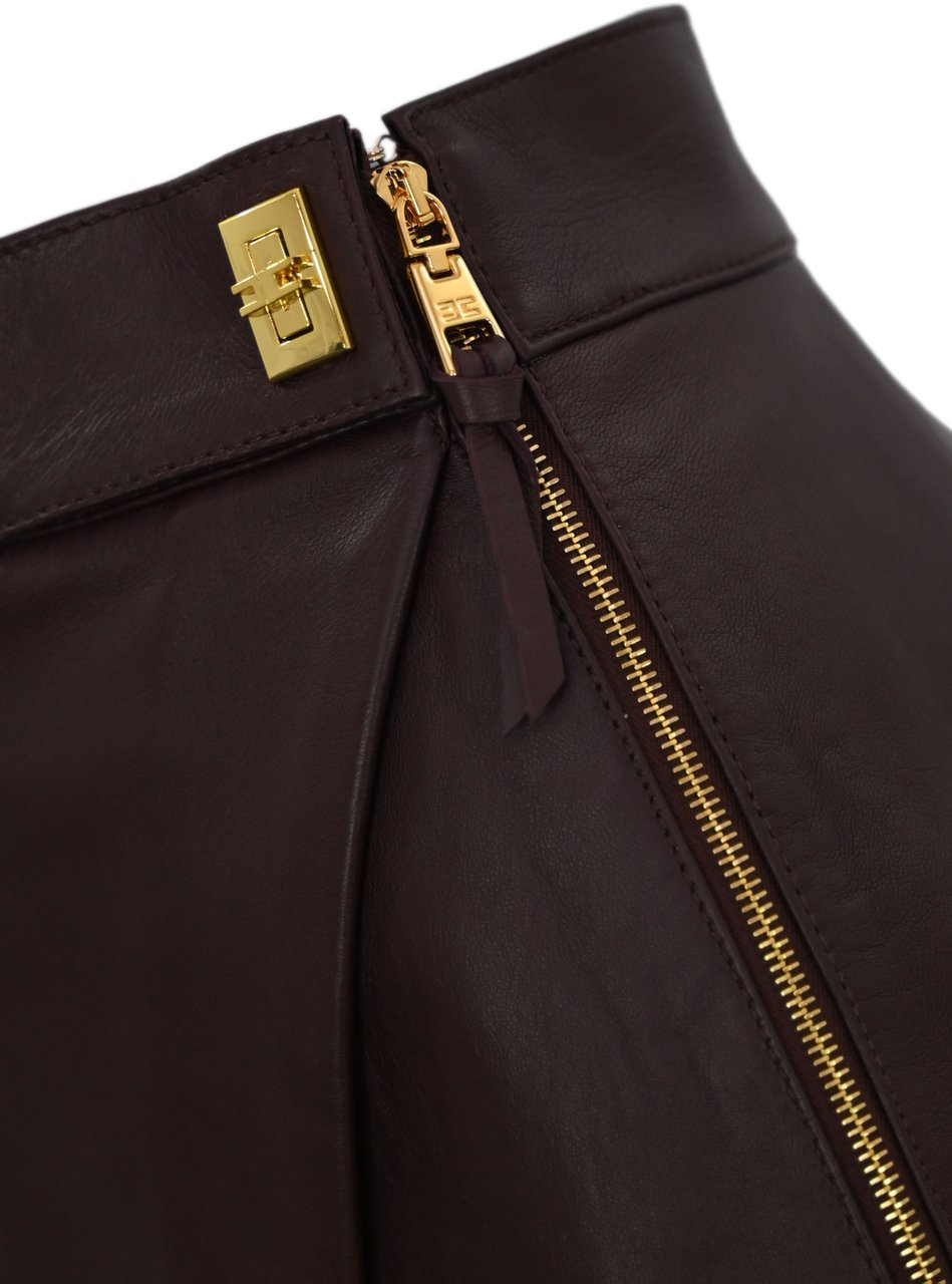 Elisabetta Franchi Skirts Merlot Rood