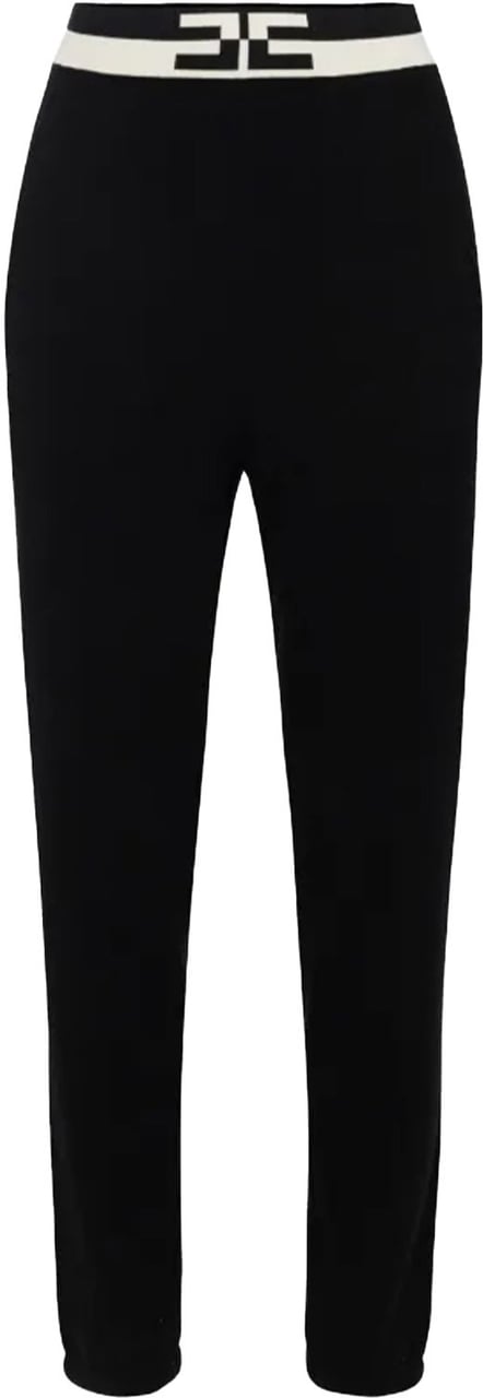 Elisabetta Franchi Trousers Black Zwart
