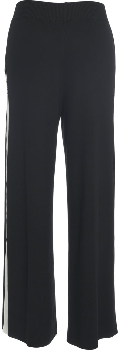 Elisabetta Franchi Trousers with wide leg Zwart