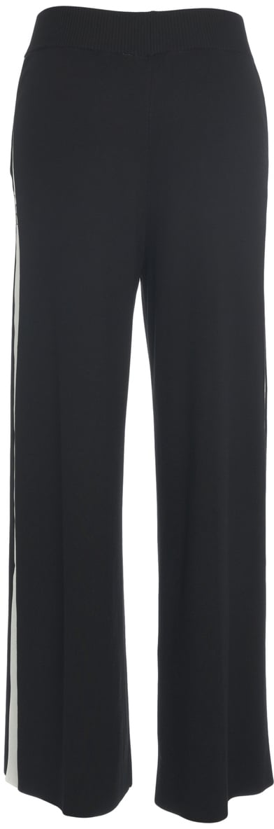 Elisabetta Franchi Pantaloni con wide leg Zwart