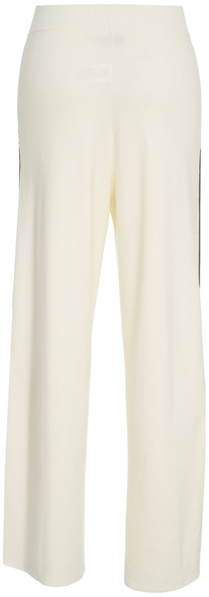 Elisabetta Franchi Pantaloni con wide leg Wit