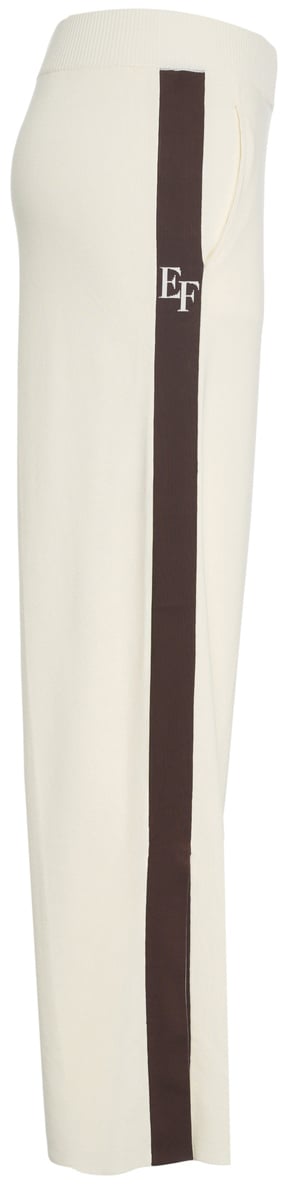 Elisabetta Franchi Pantaloni con wide leg Wit