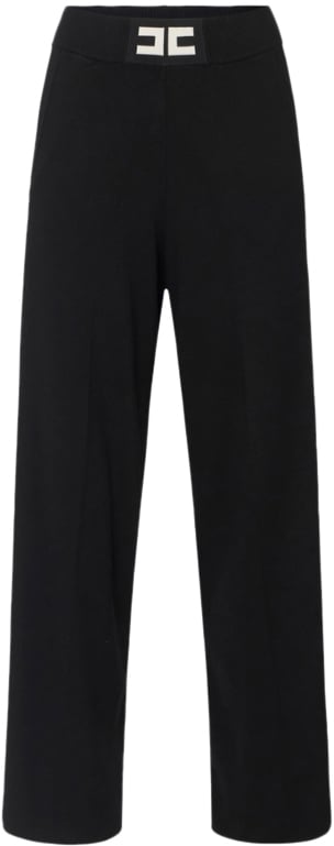 Elisabetta Franchi Trousers Nerolatte Zwart