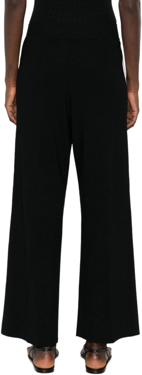 Elisabetta Franchi Trousers Black Zwart