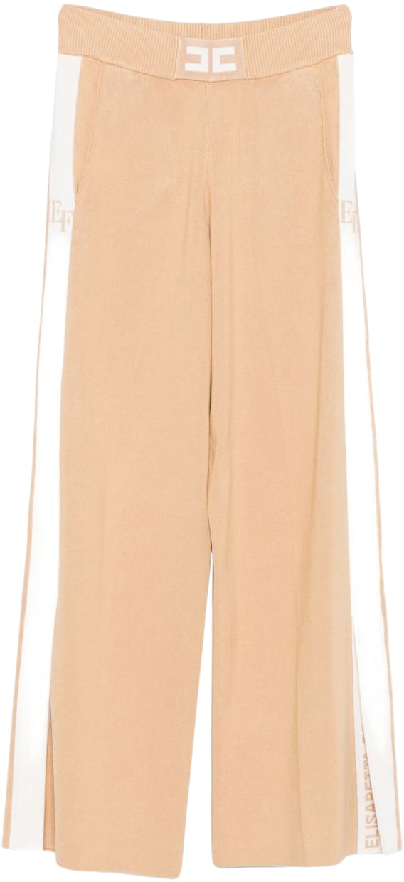 Elisabetta Franchi Trousers Beige Beige