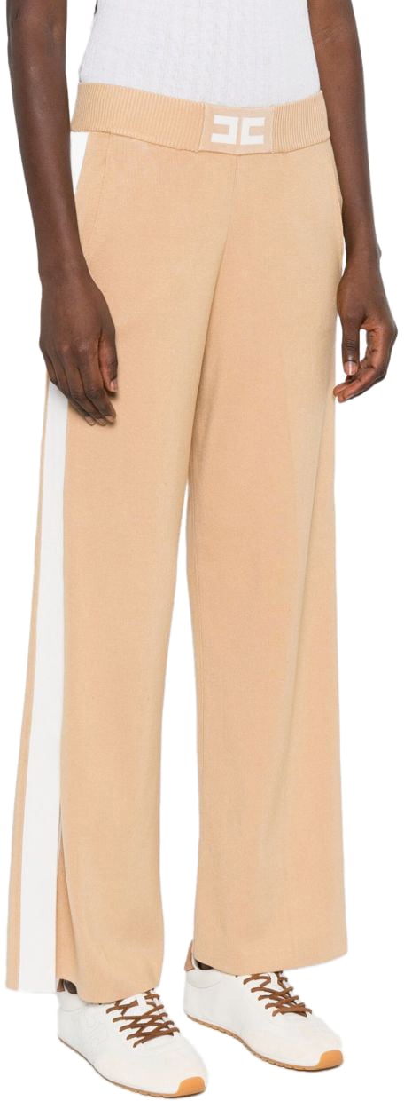 Elisabetta Franchi Trousers Beige Beige