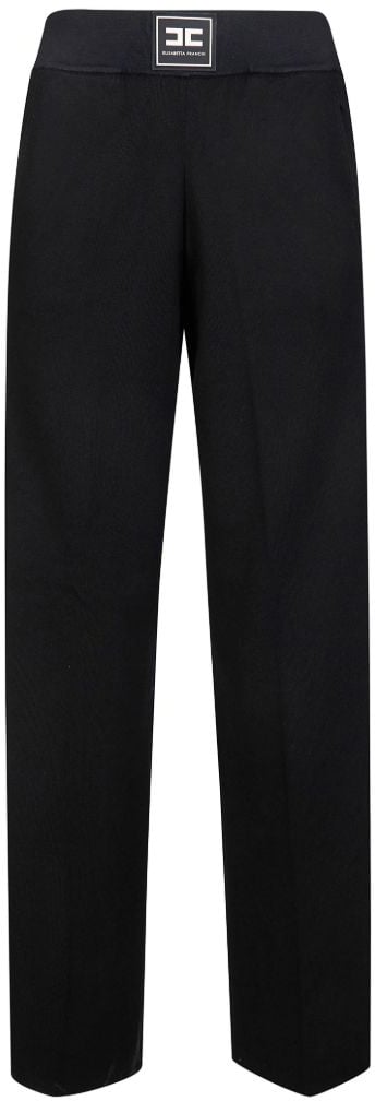 Elisabetta Franchi Trousers Black Zwart
