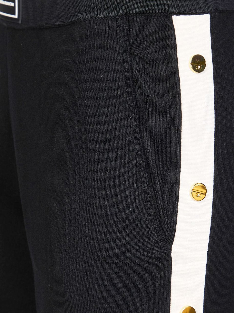 Elisabetta Franchi Trousers Black Zwart