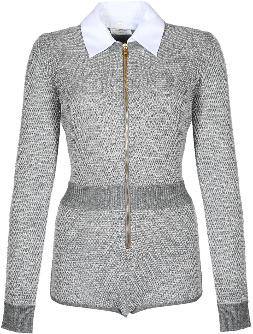 Elisabetta Franchi Trousers Grey Grijs