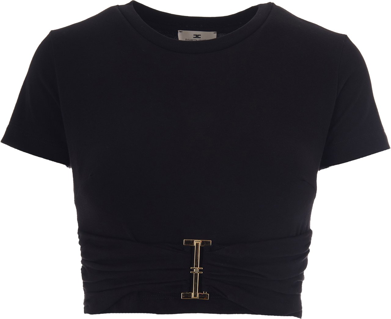 Elisabetta Franchi Top Nero Zwart