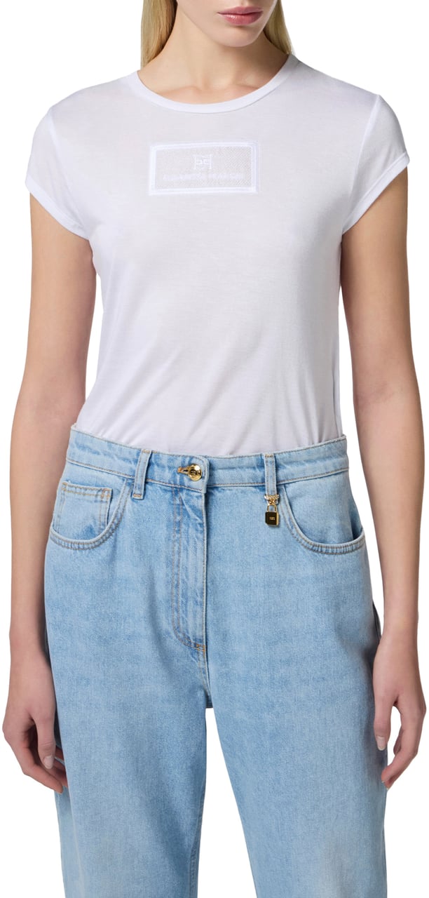 Elisabetta Franchi Sweaters Gesso Divers