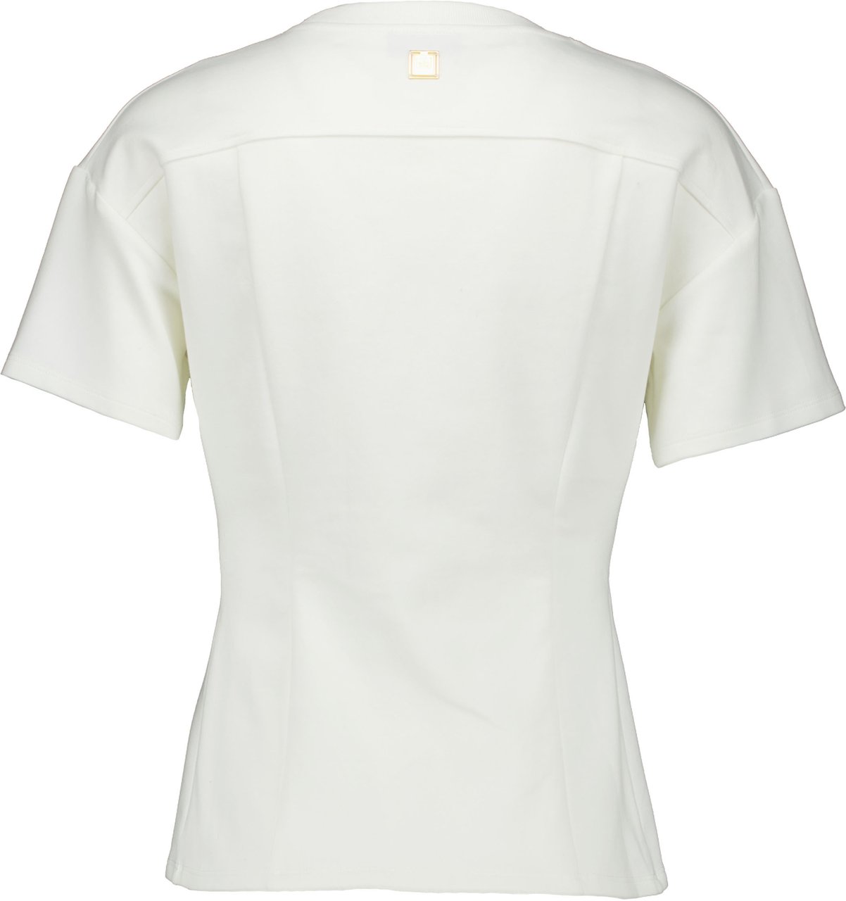 Elisabetta Franchi Elisabetta Franchi Women's T-shirt T-shirts Ecru Ma00461e2 Wit