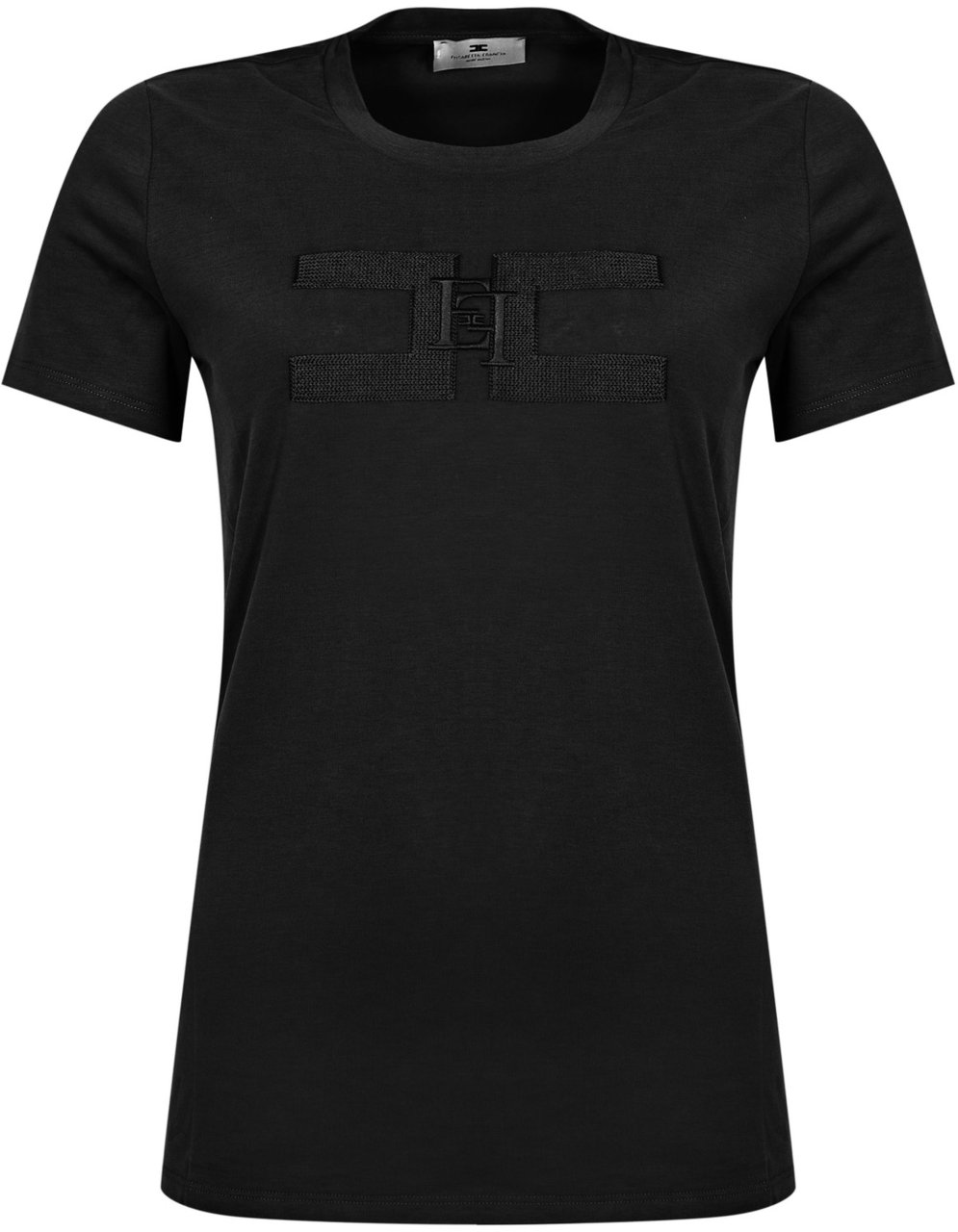 Elisabetta Franchi T-Shirts And Polos Black Zwart