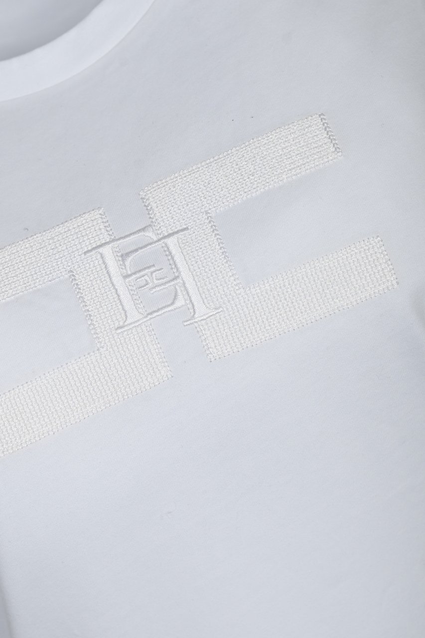 Elisabetta Franchi T-Shirts And Polos Gesso Divers