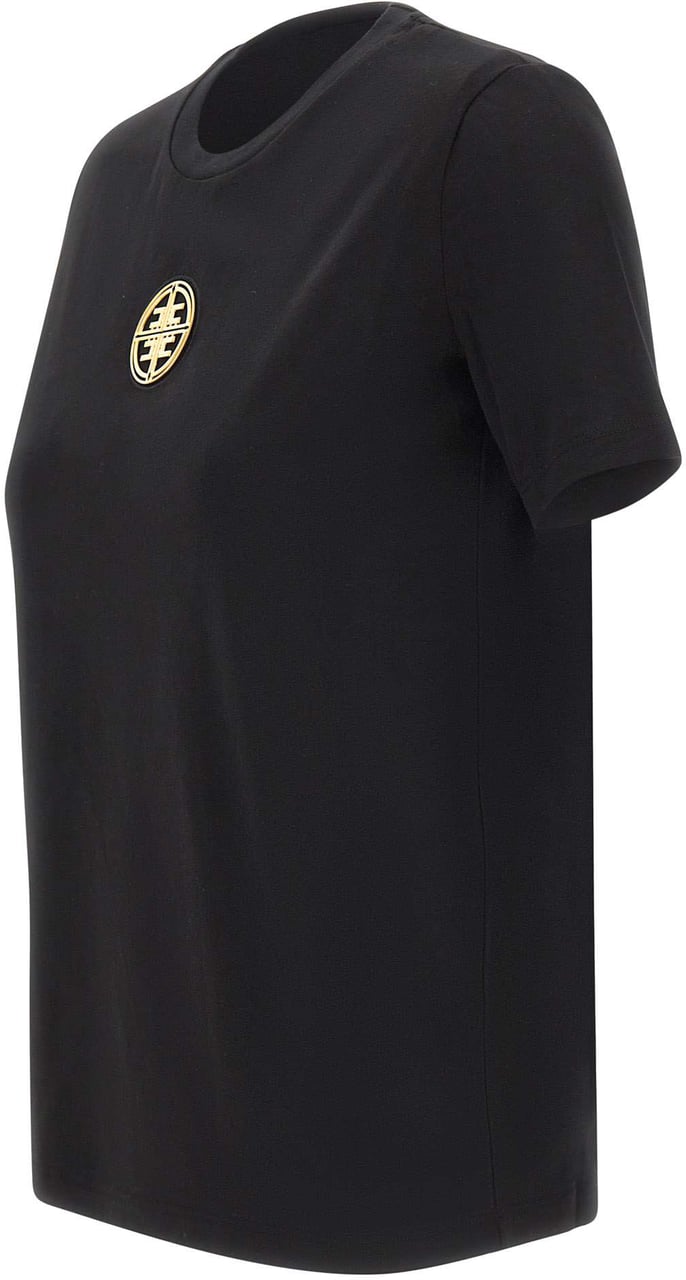 Elisabetta Franchi T-Shirts And Polos Black Zwart
