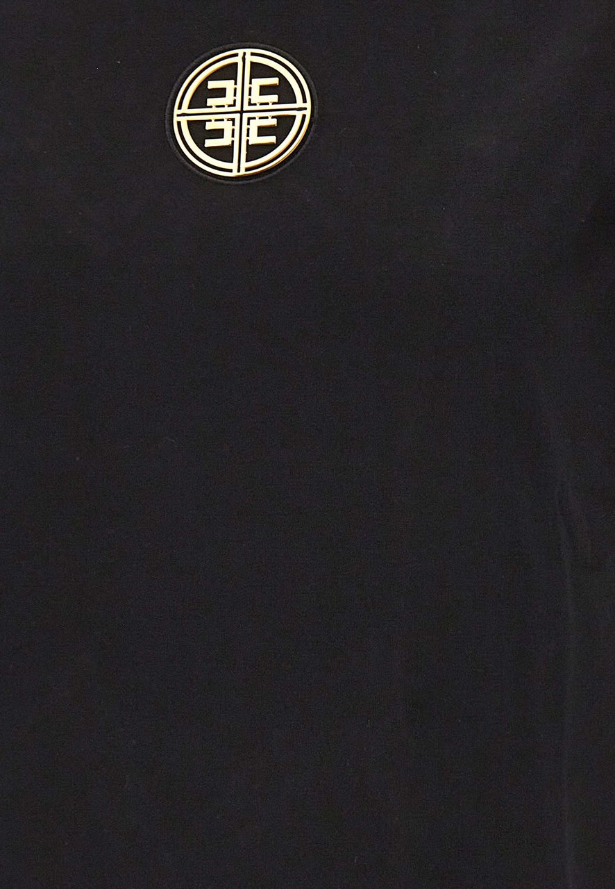 Elisabetta Franchi T-Shirts And Polos Black Zwart