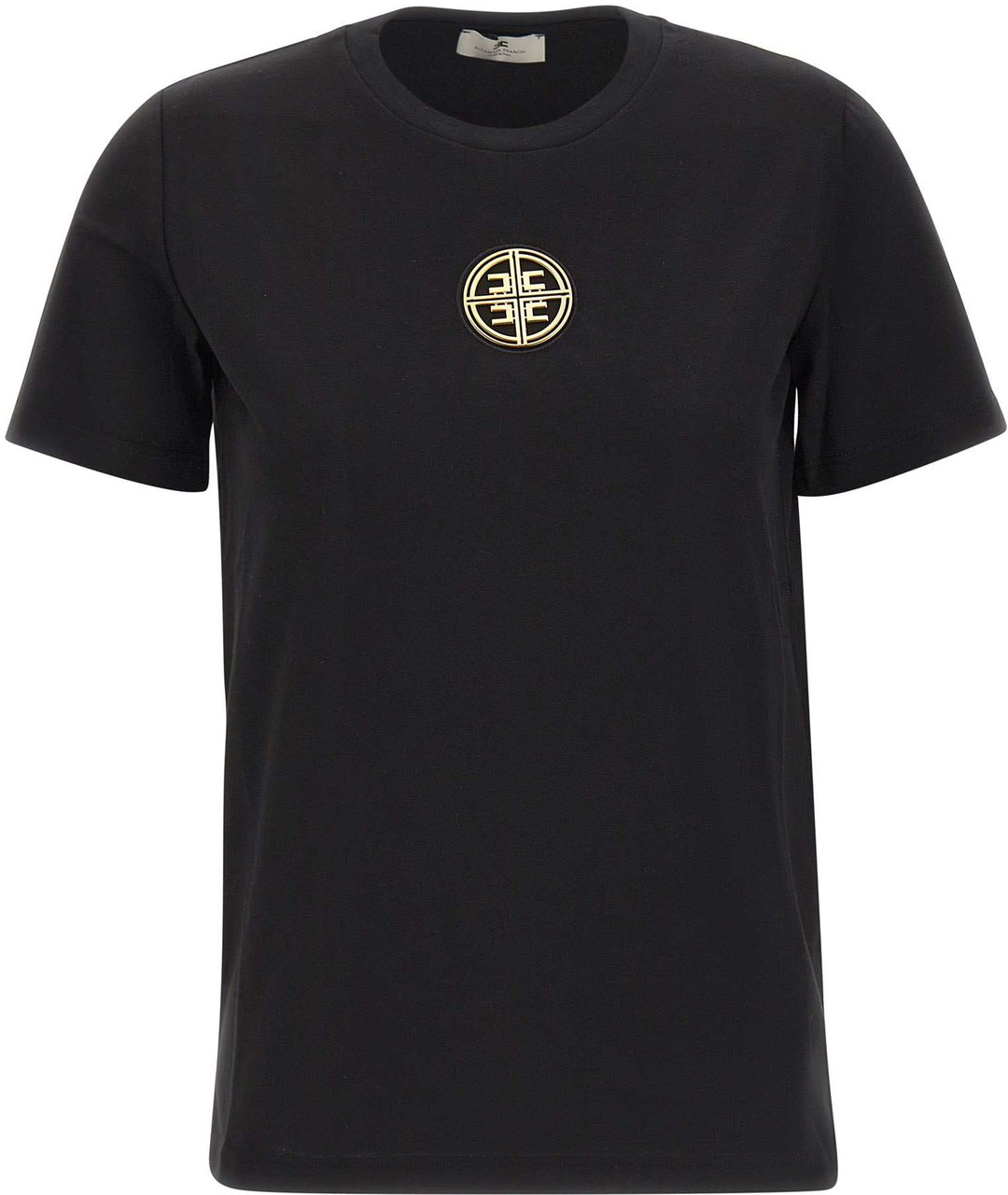 Elisabetta Franchi T-Shirts And Polos Black Zwart