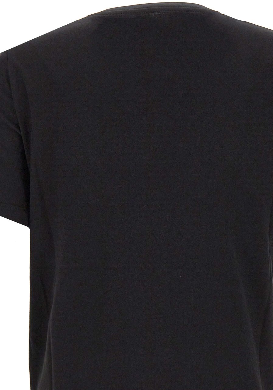 Elisabetta Franchi T-Shirts And Polos Black Zwart