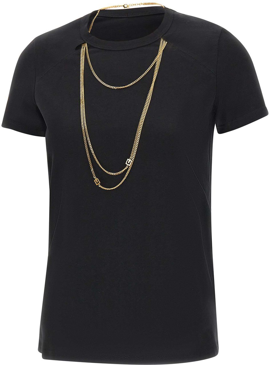 Elisabetta Franchi T-Shirts And Polos Black Zwart
