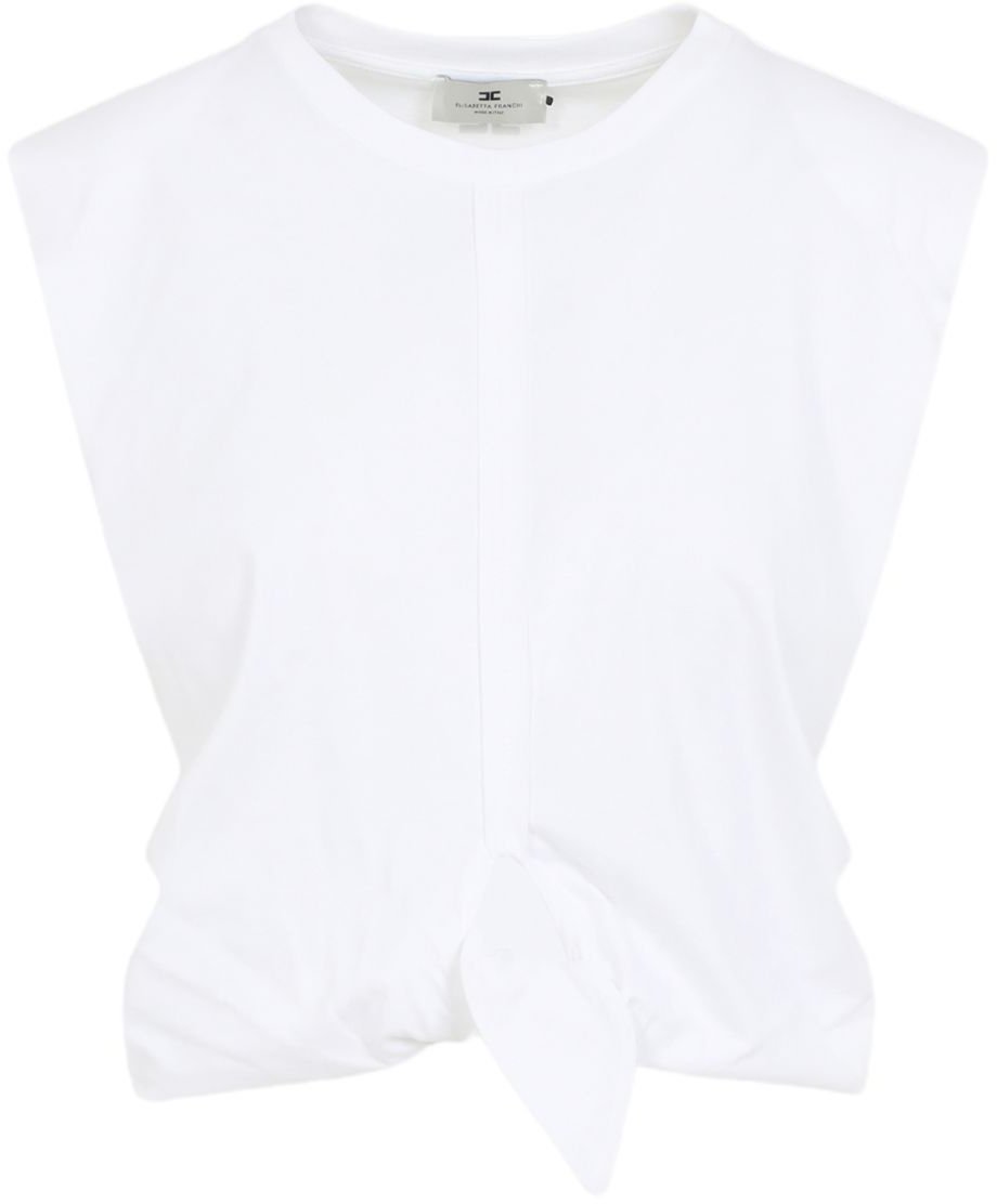 Elisabetta Franchi Top White Wit