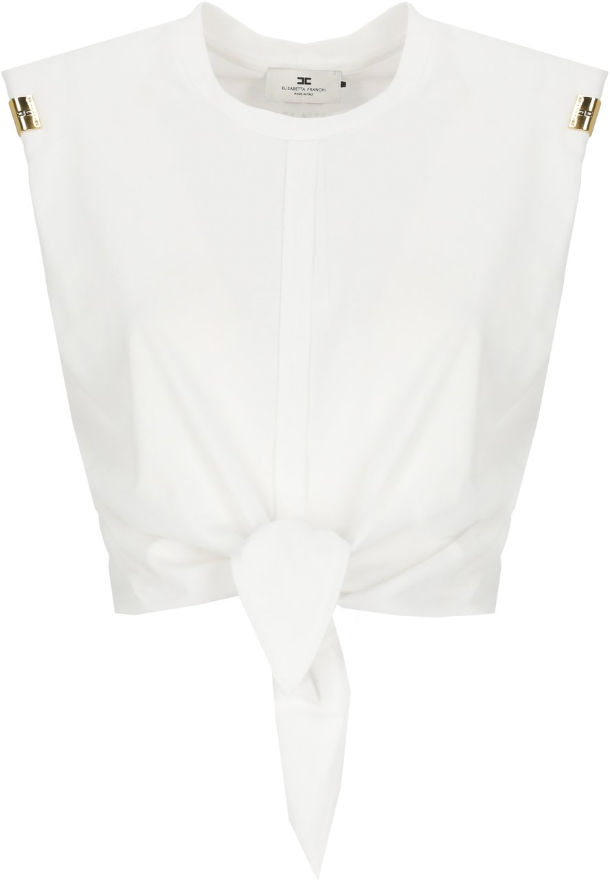 Elisabetta Franchi Sweaters White Wit