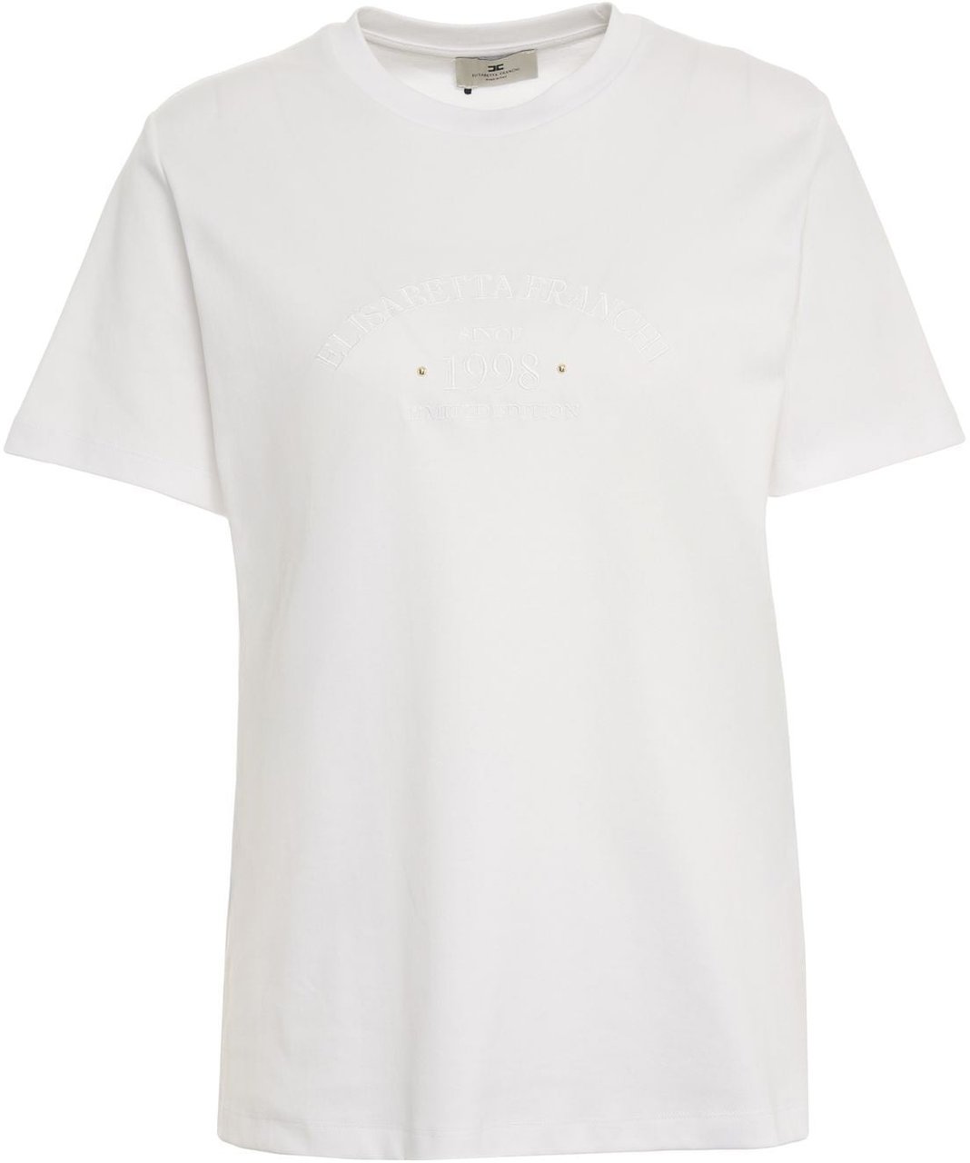 Elisabetta Franchi Cotton t-shirt Wit