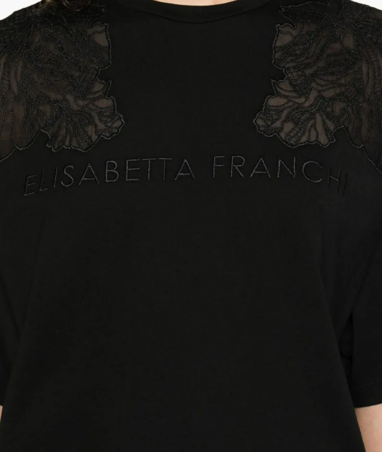 Elisabetta Franchi Sweaters Black Zwart