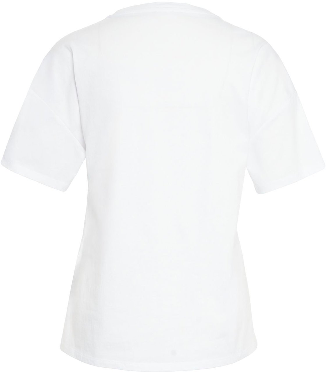 Elisabetta Franchi T-shirt with rhinestones Wit